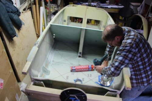 Stripping off yesterday's work