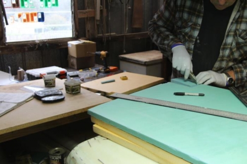 Cutting transition piece