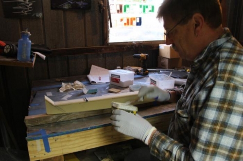 Floxing the seat belt tube