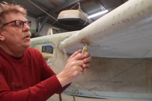 Testing drain operation.