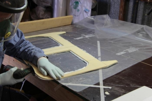 Rough trim aft face F22