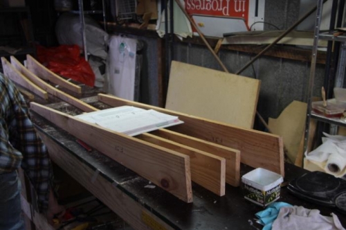 Checking jigs and orienting myself