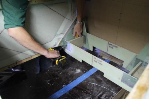 Drill pilot holes for MLG