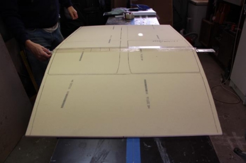 Joining foam with hing method