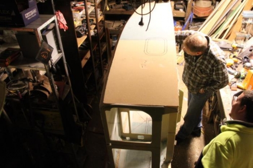 Turned on L side with the help of Dave North