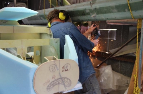 Need to fit the Canard, in a shed this won't fit. Trying a red-neck solution to this quandry