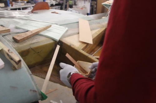 Floxing and taping smoke oil tank vent