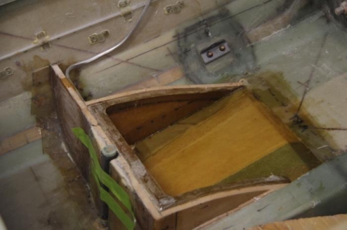 Sump sight gauge intalled