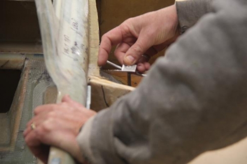 Should go about here...