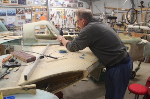 Routing out a site for the fuel probe