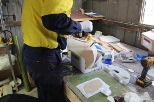 Ballast Hatch flange