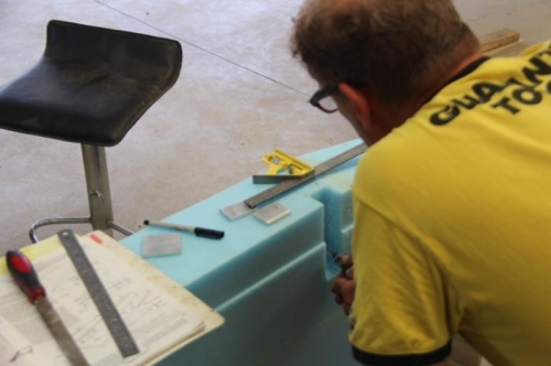 Preparing Wing bolt access pockets, and hard points