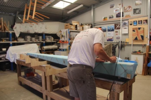 Trimming edge of Shear Web