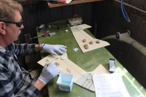 Laying up the hard points