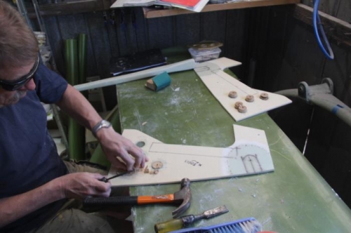 Bashing off the packing discs