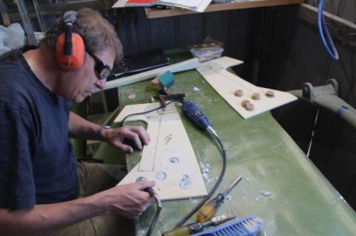 Trying to profile the foam, looks like dogs bit it off...