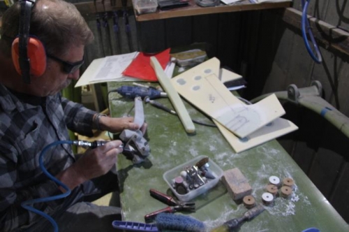 Making a bulb in the end of the swivel socket