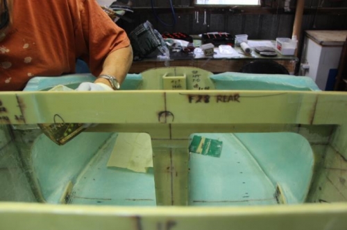 Bit hard to see, BID over the Canard nutplates