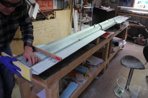 ...then picked another, Sanding the tip