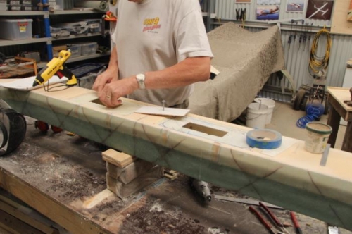 taping and re-sealing access holes