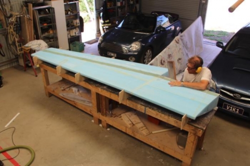 Rounding the forward edge