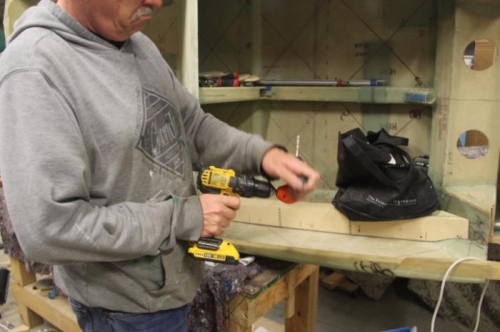 Match drilling locating pin holes