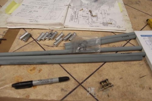 Aileron push rods