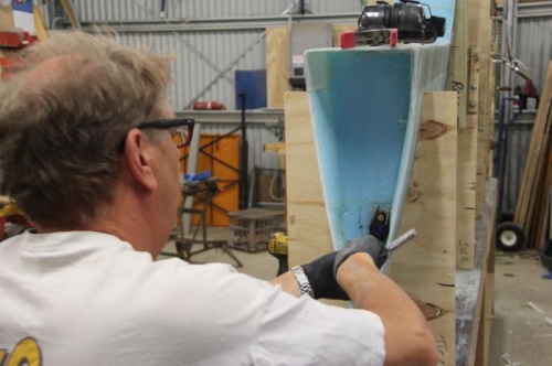 5-min floxing in bearing plate