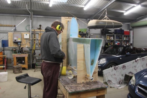 Sanding reinforcement sites