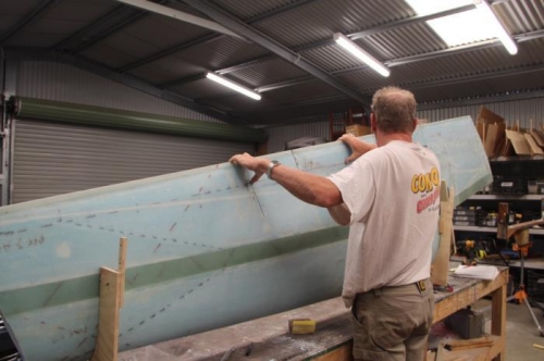 Sand off a bit and re-fit