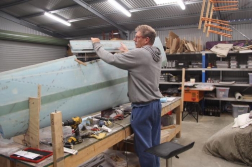 Rejigging the Aileron to check how the hinges contact the Aileron face