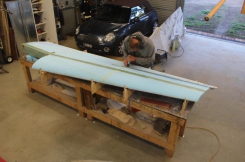 Routing for the rudder cable