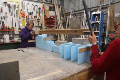 Ah! The zesty sizzle of cutting foam!