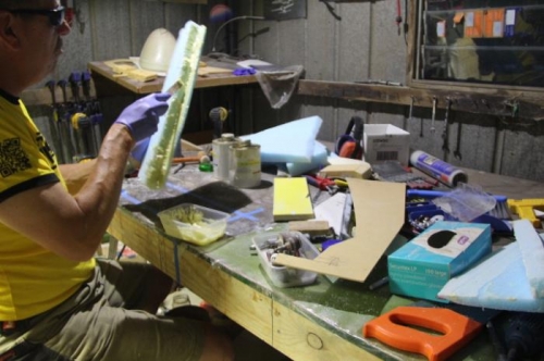 buttering up with pour foam