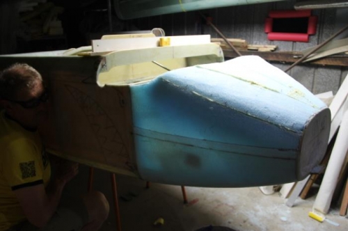 Foam back on, and levelling fus