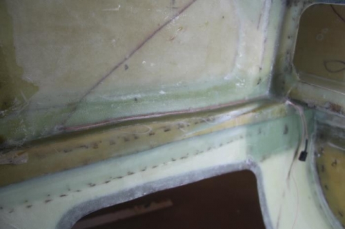 fuel probe cables, and new spar taping