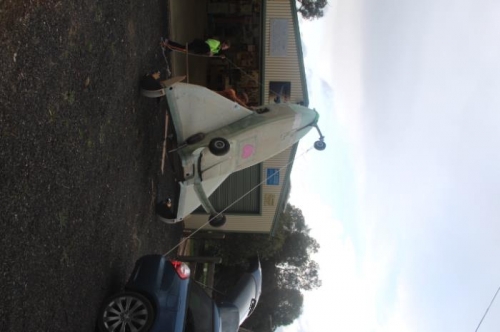 Roo the Subaru doing most of the work