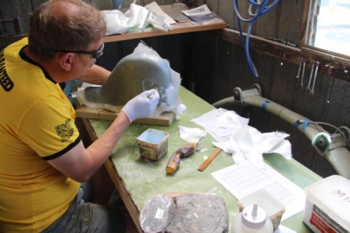 2nd layer, dart at rear, other layers had dart at side.