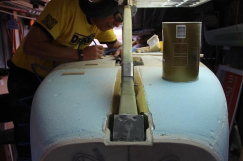 Trimming Nose Wheel cutout