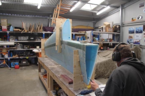 Profiling foam for the ribs