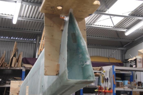 Wetting out the final ply