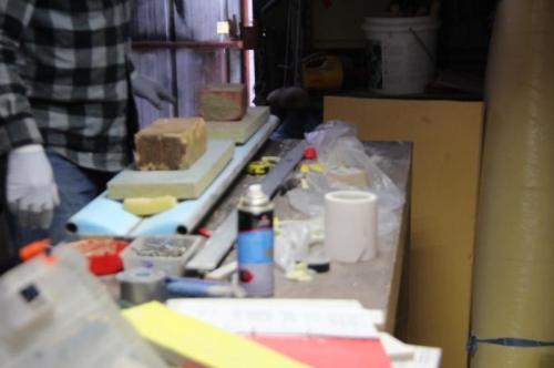 Elevators bondo'd to boards