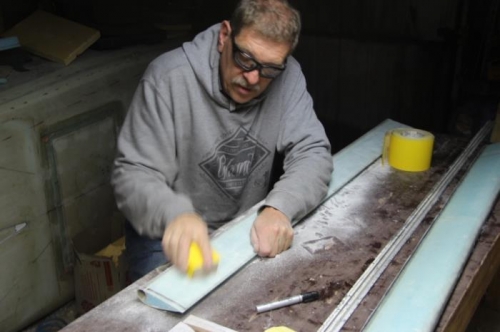 Sanding the transition