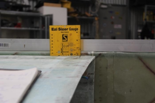 Wing jigged by plans. Looks wrong