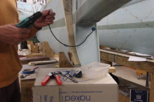 Terminating antenna coax