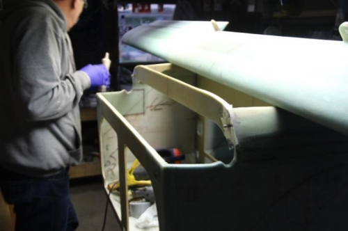 Pins floxed in and covered with box tape