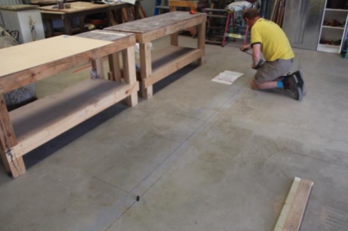 The joy of a level floor...