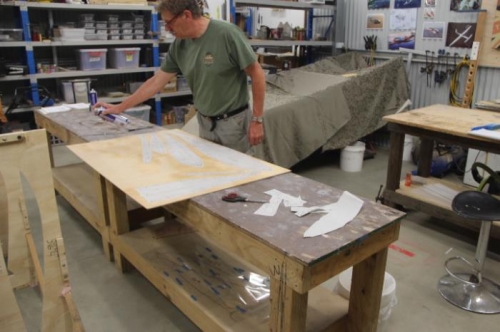 Glueing up my traced templates