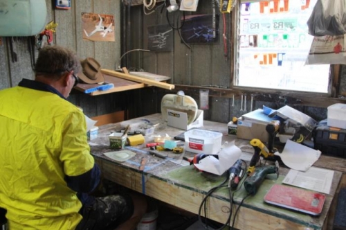 Ballast Hatch window flange