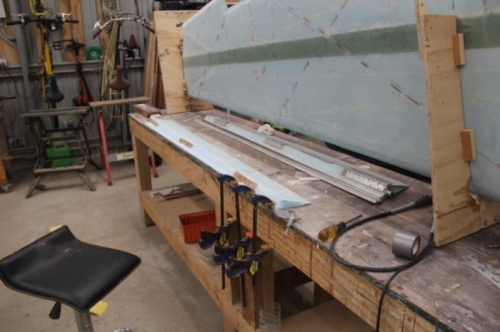 Re-attaching skin to A13